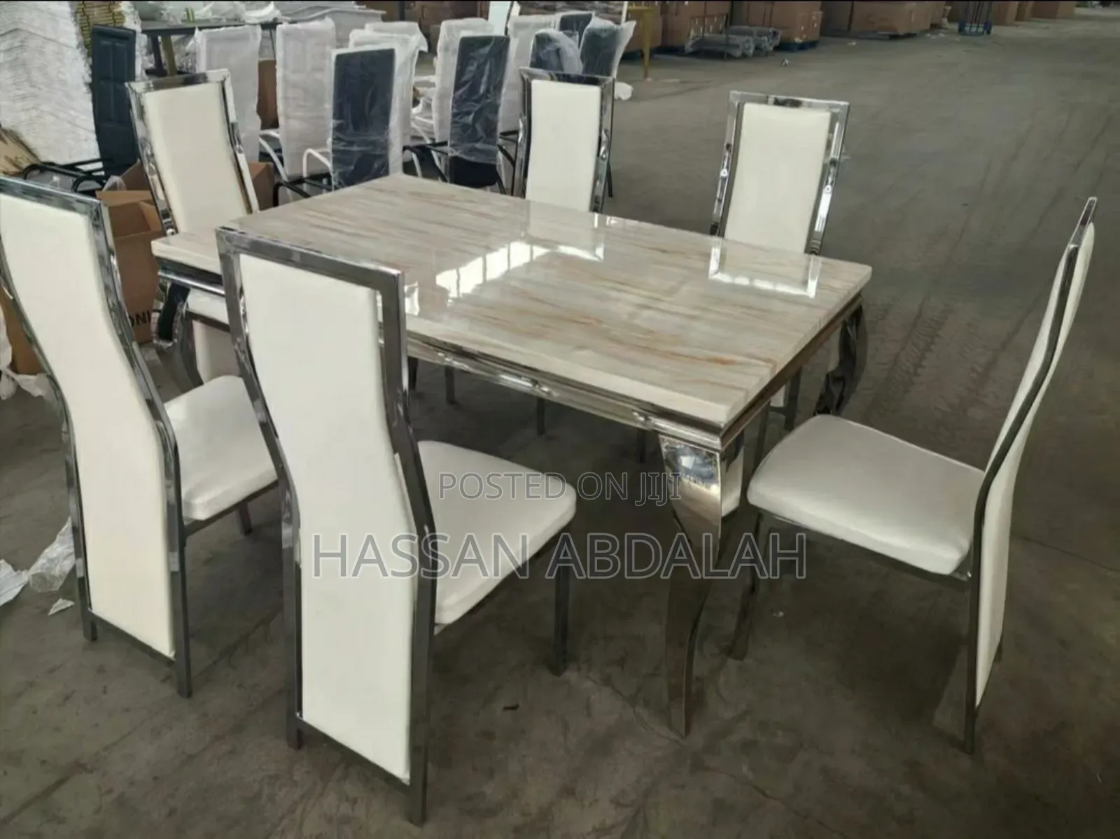 Daining Table Marble Ya Viti6 Og