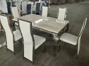 Daining Table Marble Ya Viti6 Og