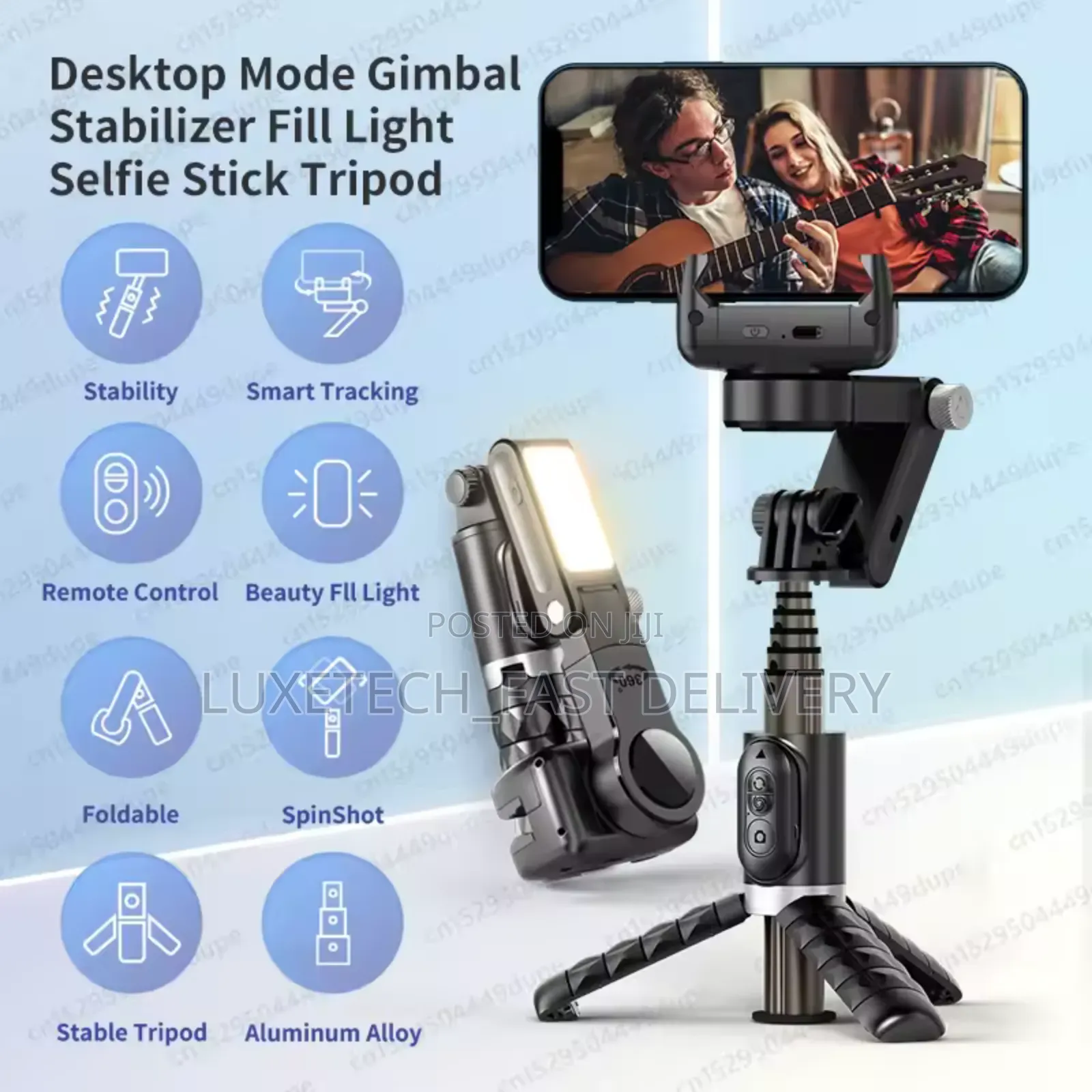 Q18 360° Rotating Desktop Tripod Gimbal Stabilizer