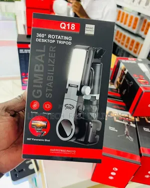 Q18 360° Rotating Desktop Tripod Gimbal Stabilizer
