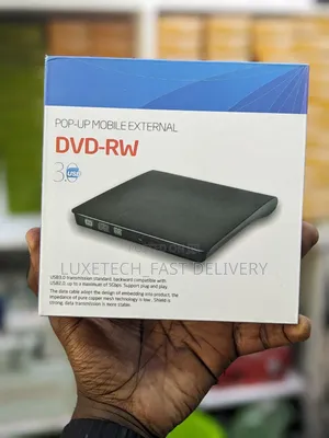 Pop-Up Mobile External DVD-Rw Drive