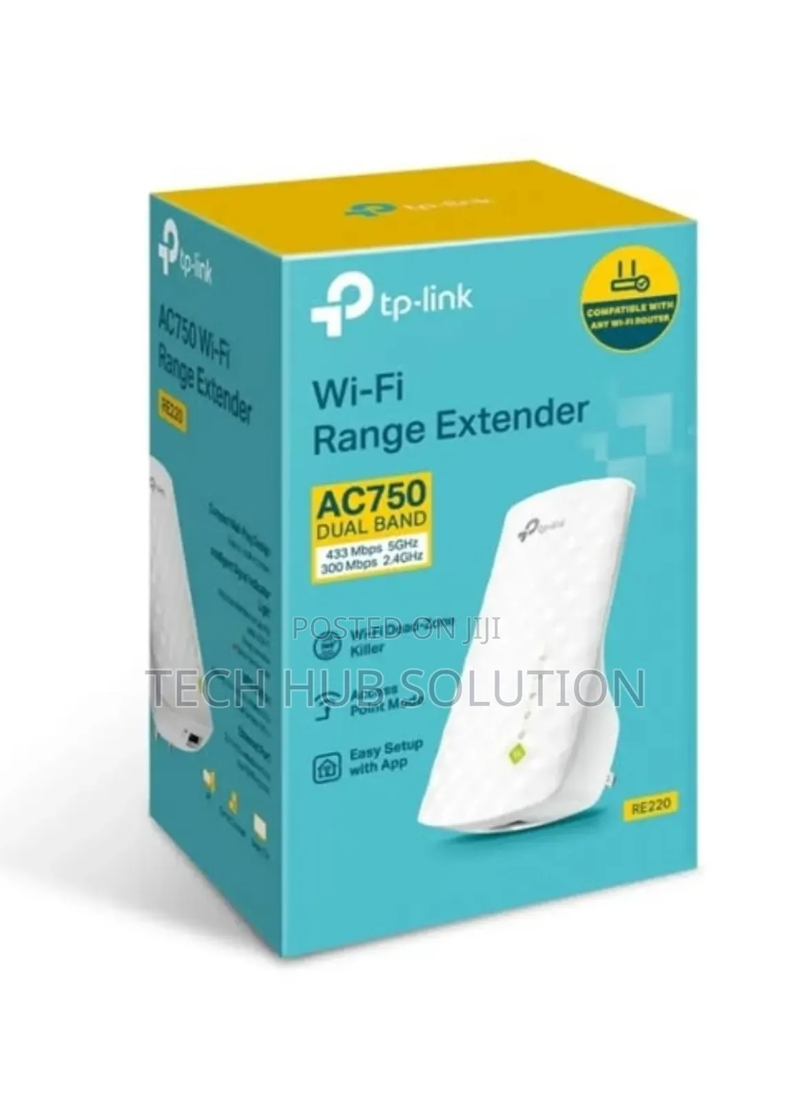 Tp-Link Wifi Range Extender Re220 Dual Band