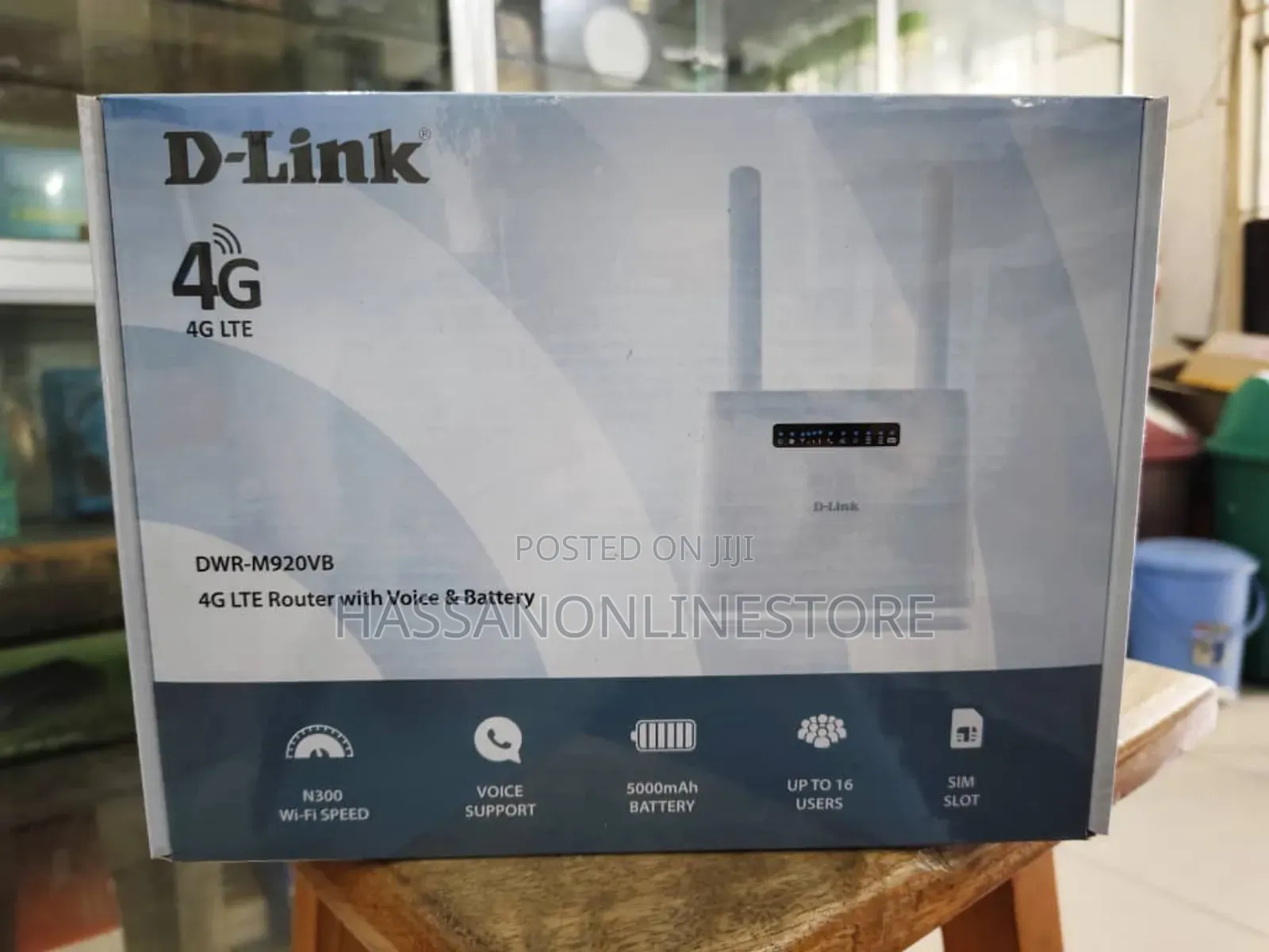 D-Link 4g Lte DWR-M920vb Router Built-in Battery