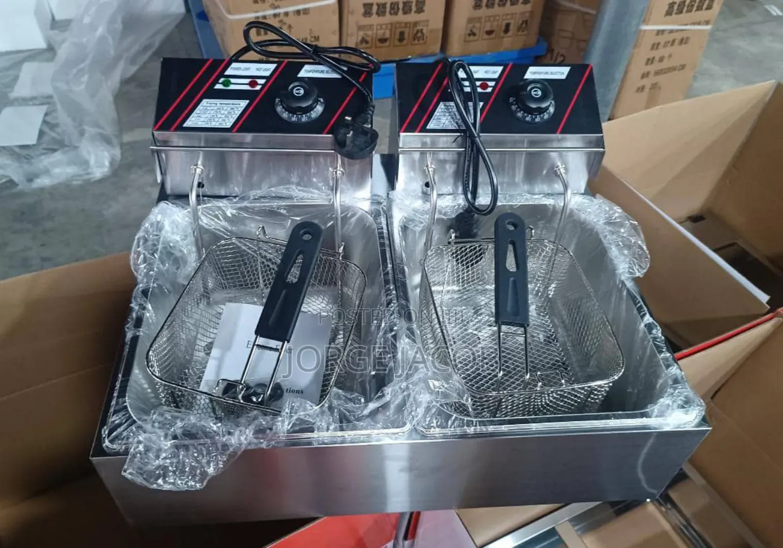 Chips Deep Fryer Double Ports