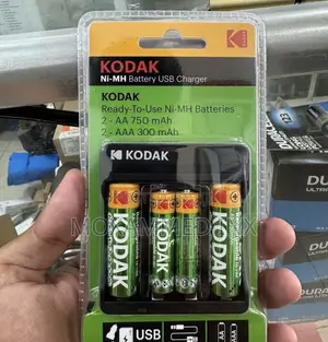 Kodak Ni-Mh Battery Usb Charger 2 - Aa 750 Mah 2 - Aaa