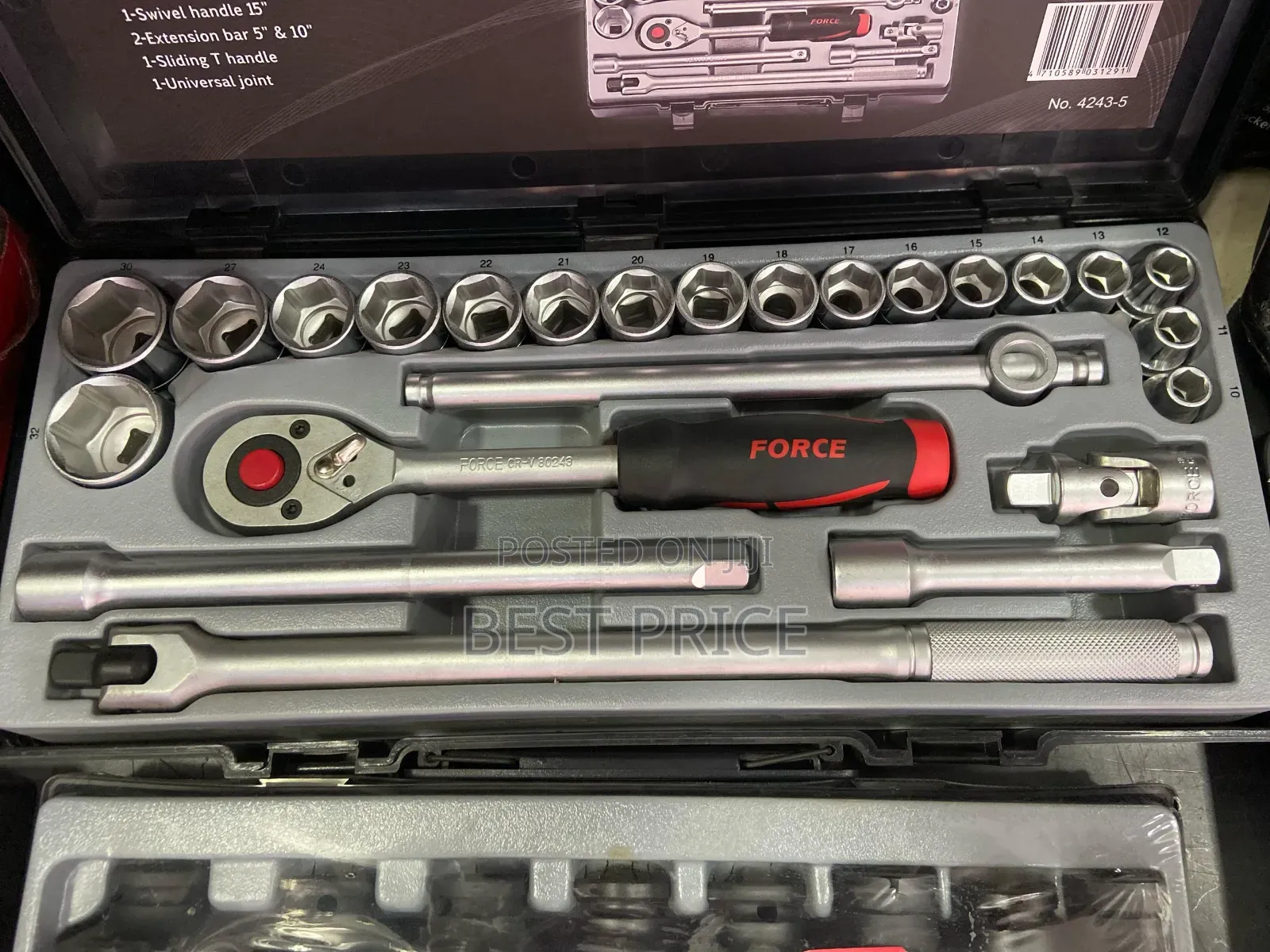 Force Socket Set Spanner 24pcs