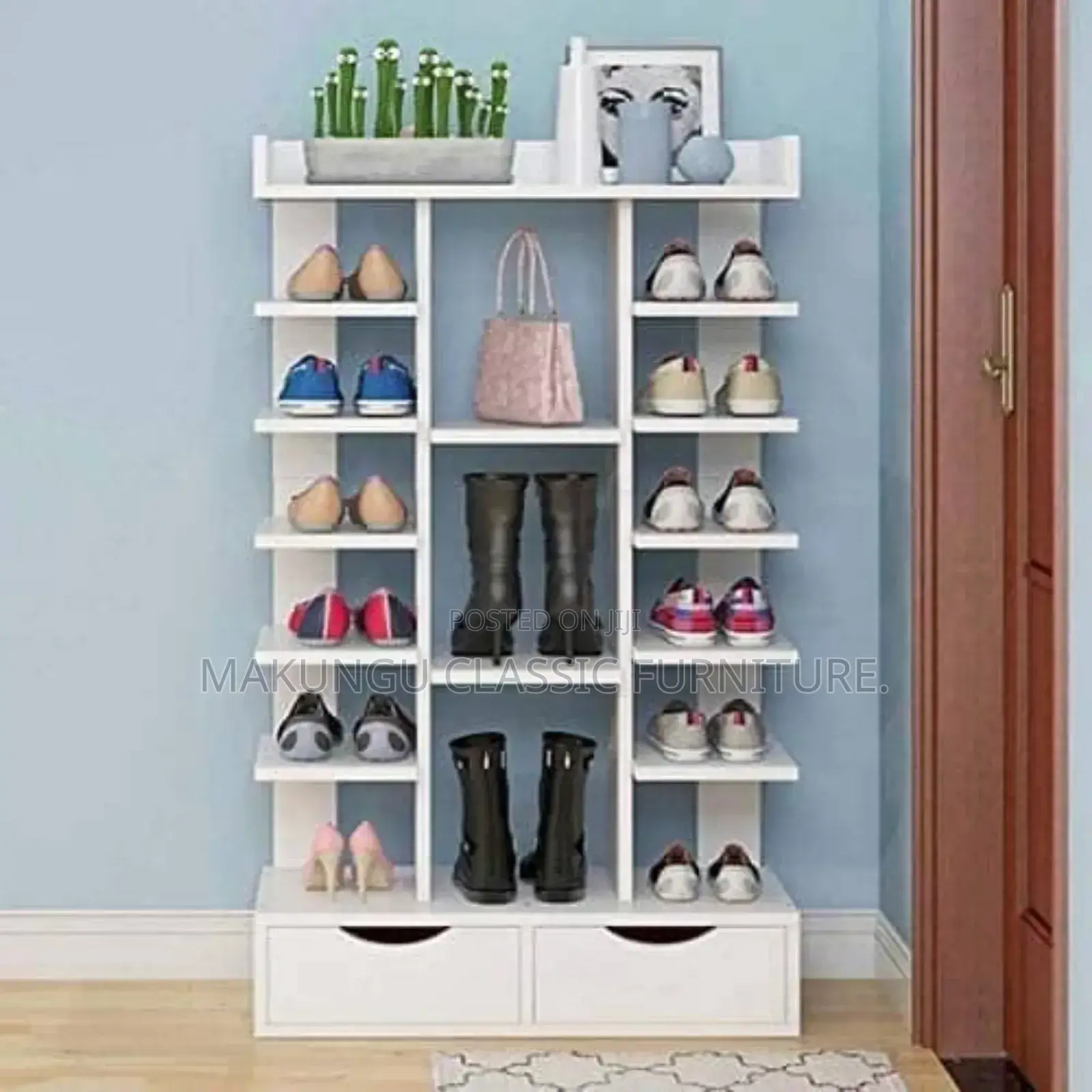 Shoesrack Za Kisasa Mbao Tupu