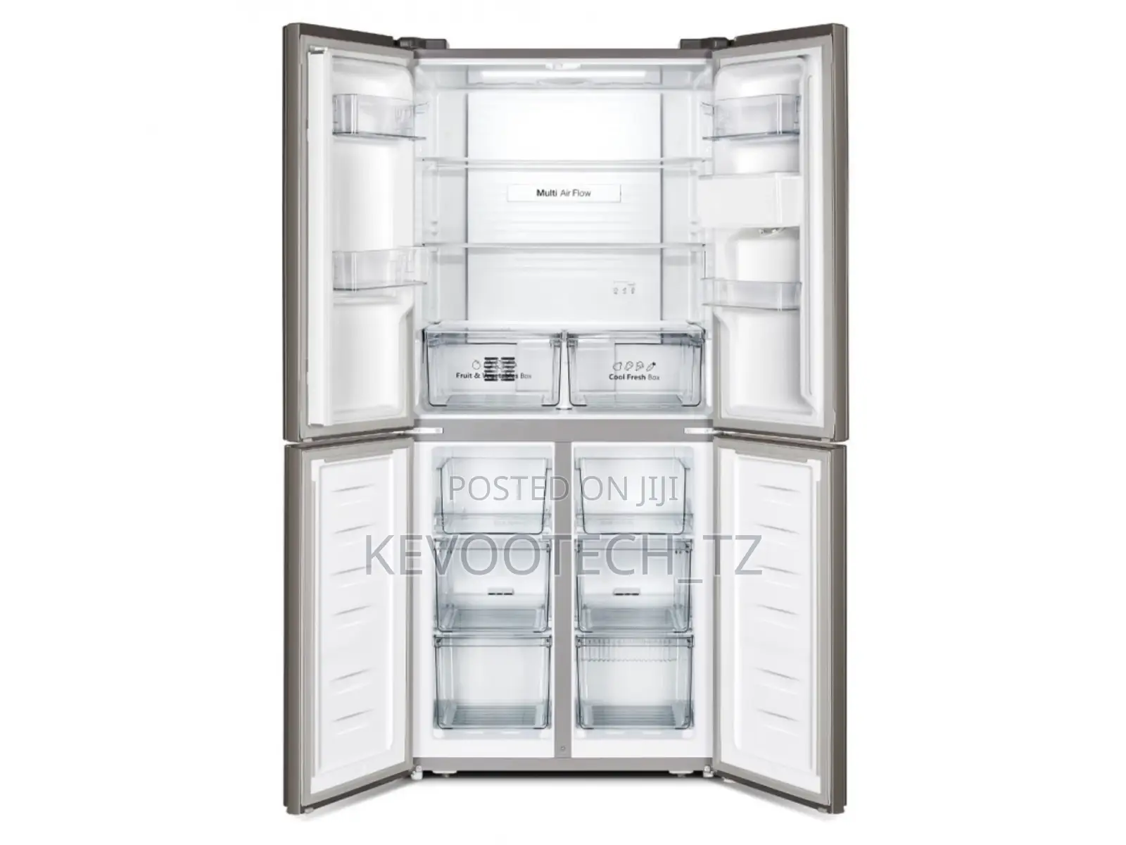 Hisense Refrigerator 398l 4 Cross Door With Water Dispenser