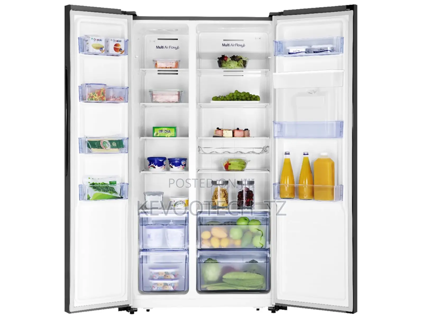 Hisense Refrigerator 514l Side by Side Door, Water Dispenser