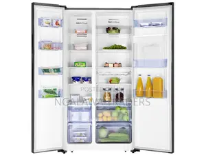 Hisense Refrigerator 514l Side by Side Door, Water Dispenser