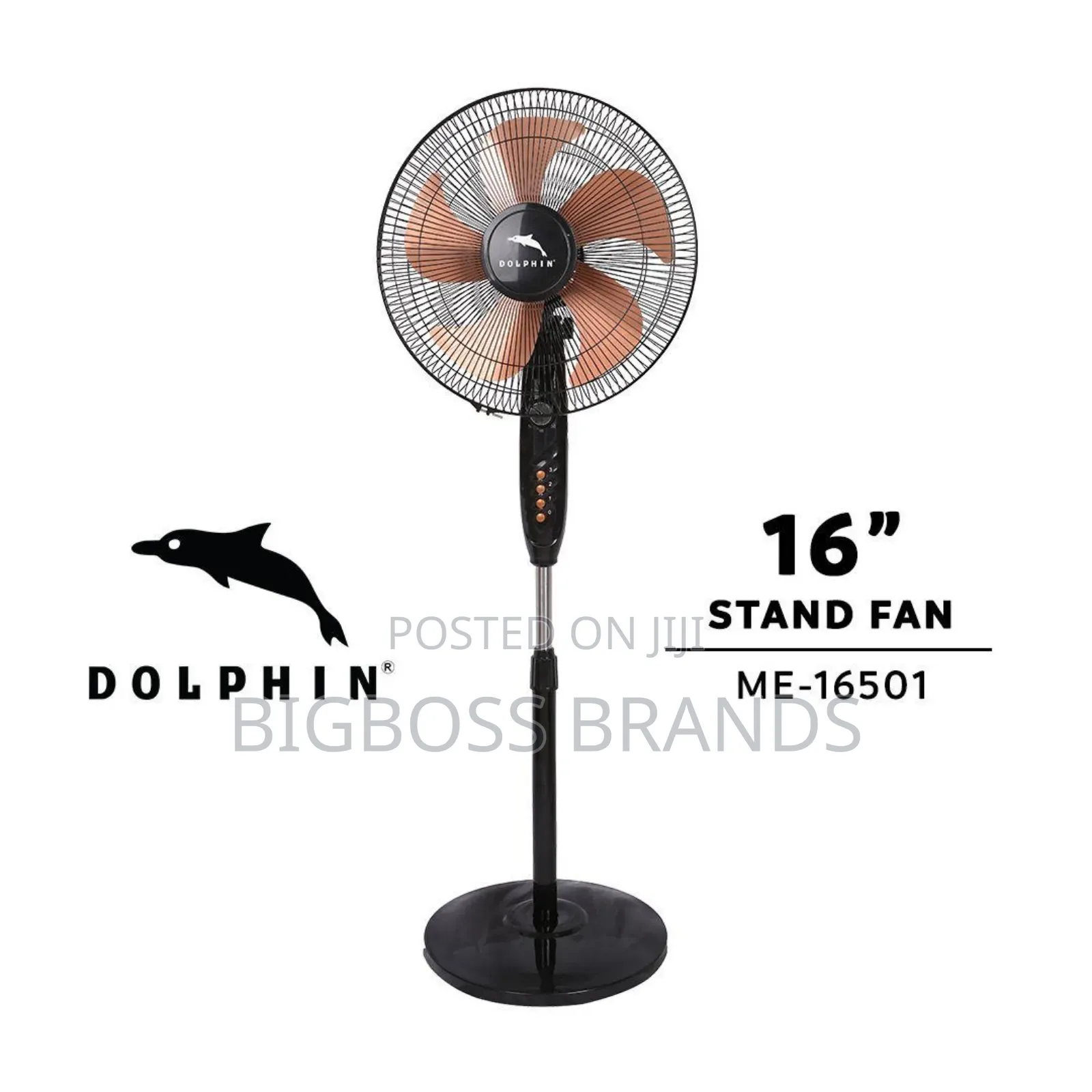 Dolphin  Stand Fan Size 16 Model 16501