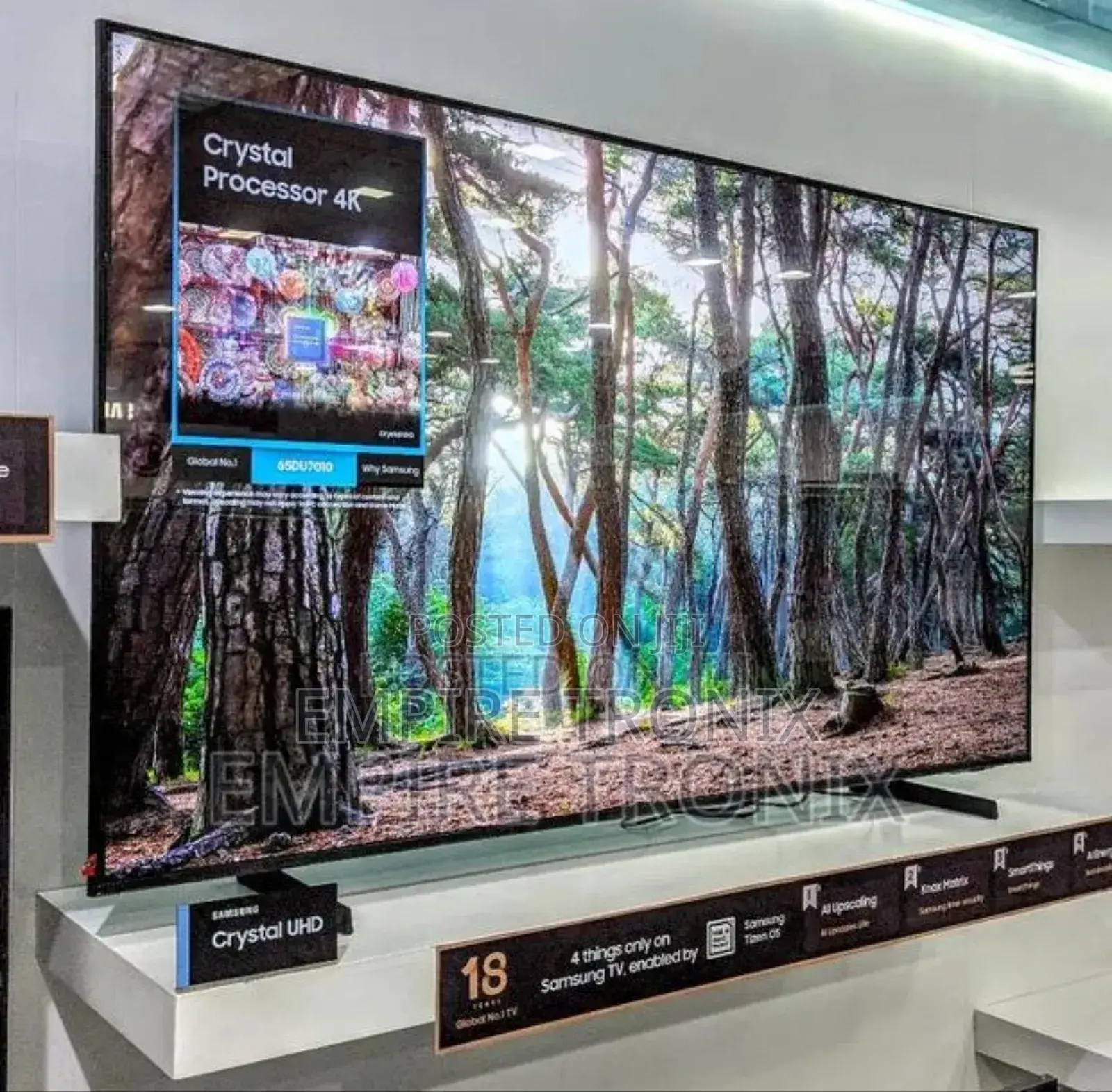 Samsung 65" Du7010 Uhd Smart Tv