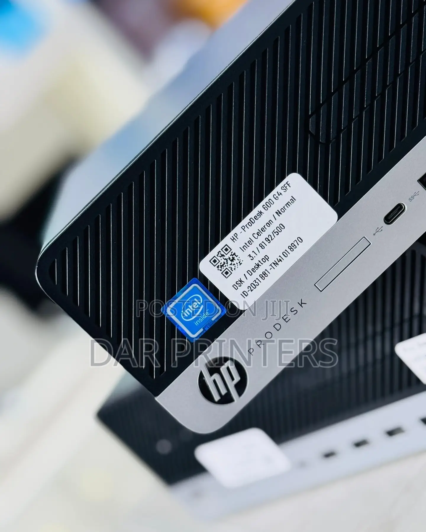 Desktop Computer HP ProDesk 600 G4 8GB Intel Core I5 HDD 500GB