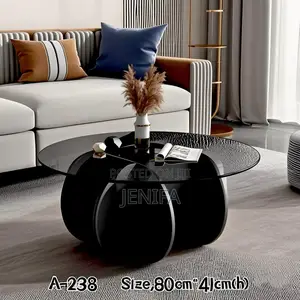Glass and Wood Classic Table