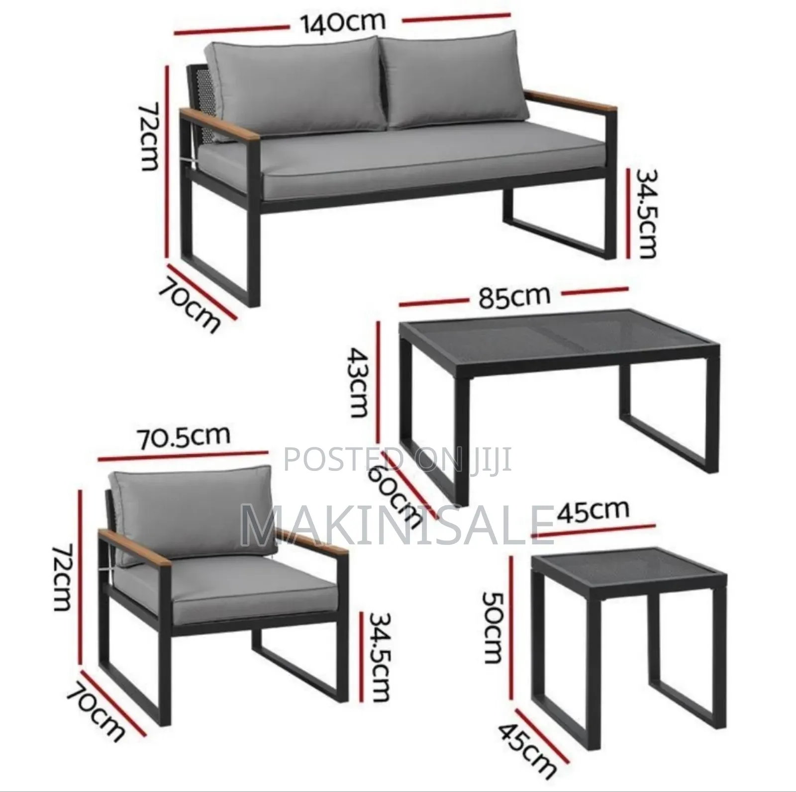 Seti Nzuri Sana Ya Sofa Simple