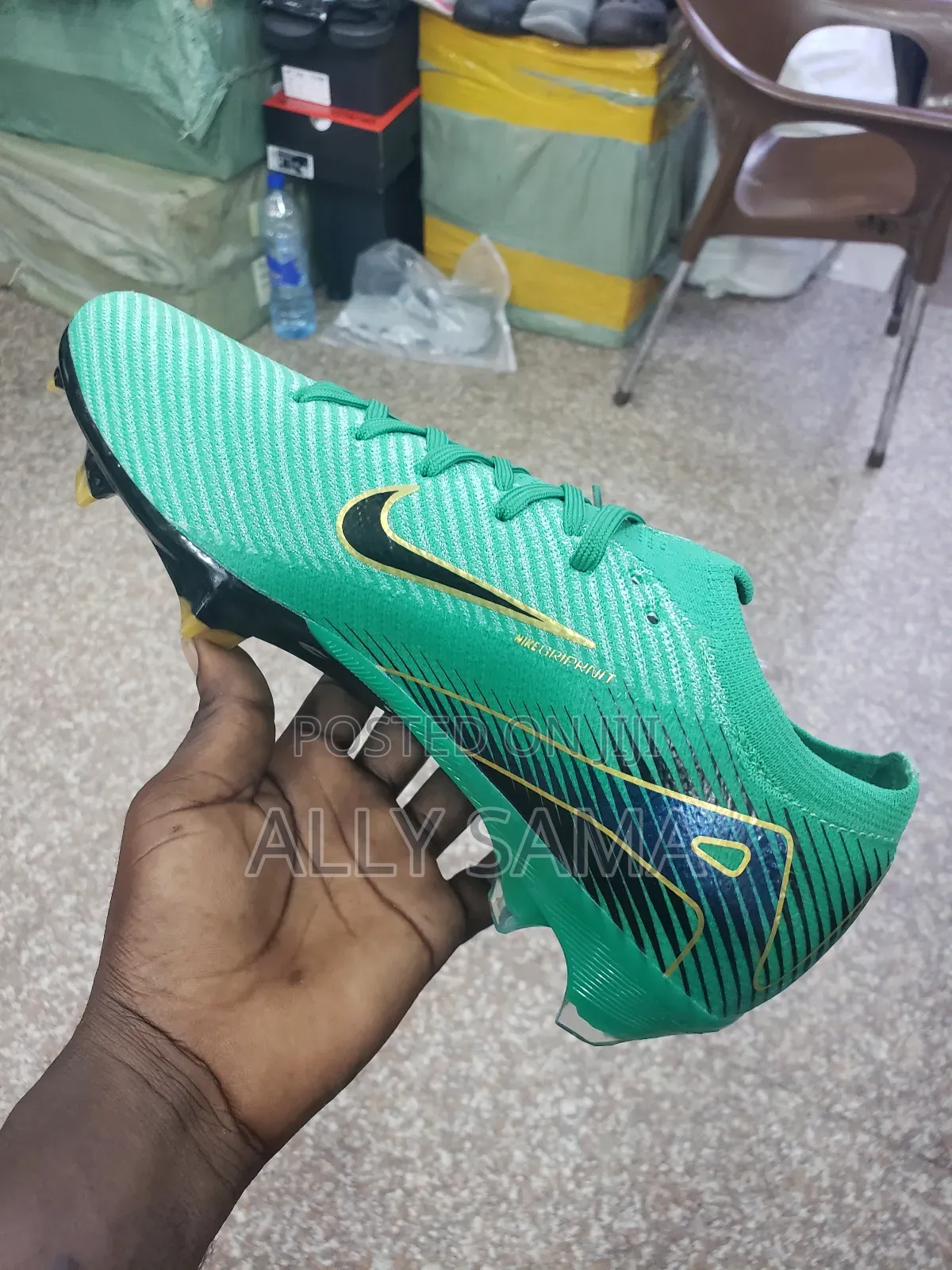 Mens Nike Football Boots Lightgreen