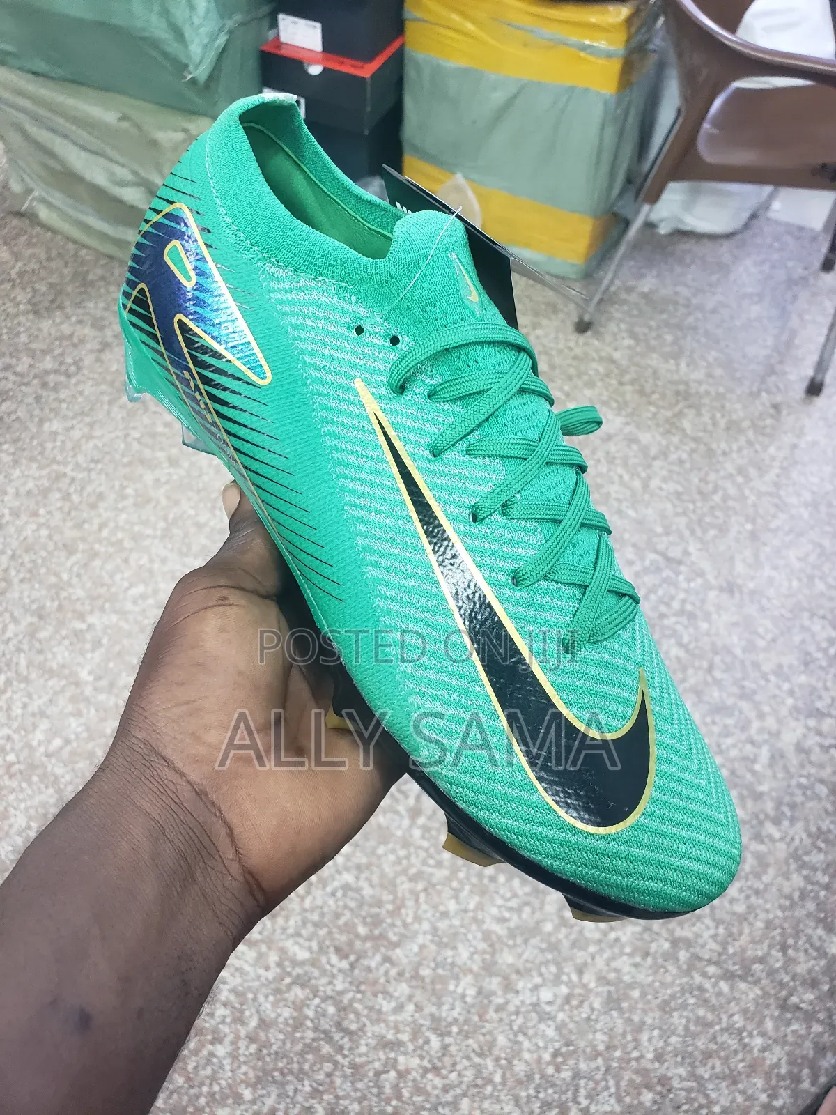 Mens Nike Football Boots Lightgreen