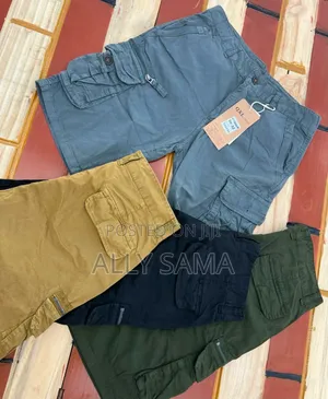 Men's Short Cargo Plain Quality QXL Style