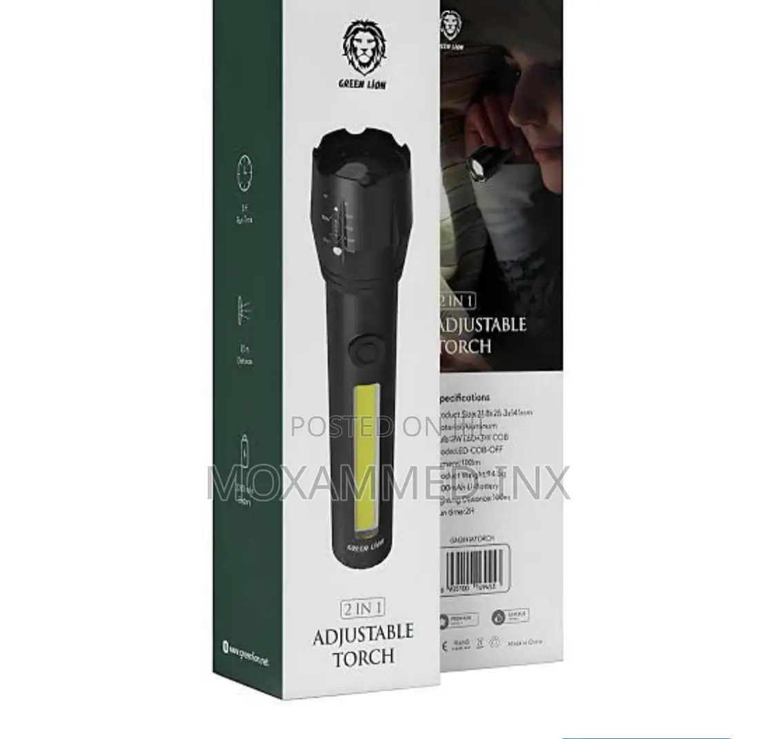 Greenlion Gn2in1atorch Adjustable Torch 2in1