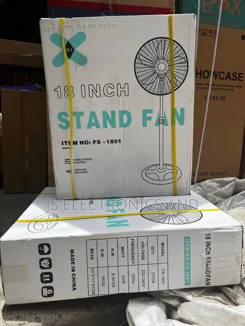 Fan Ya Kisasa Stand Fan Size 18 Original New Model