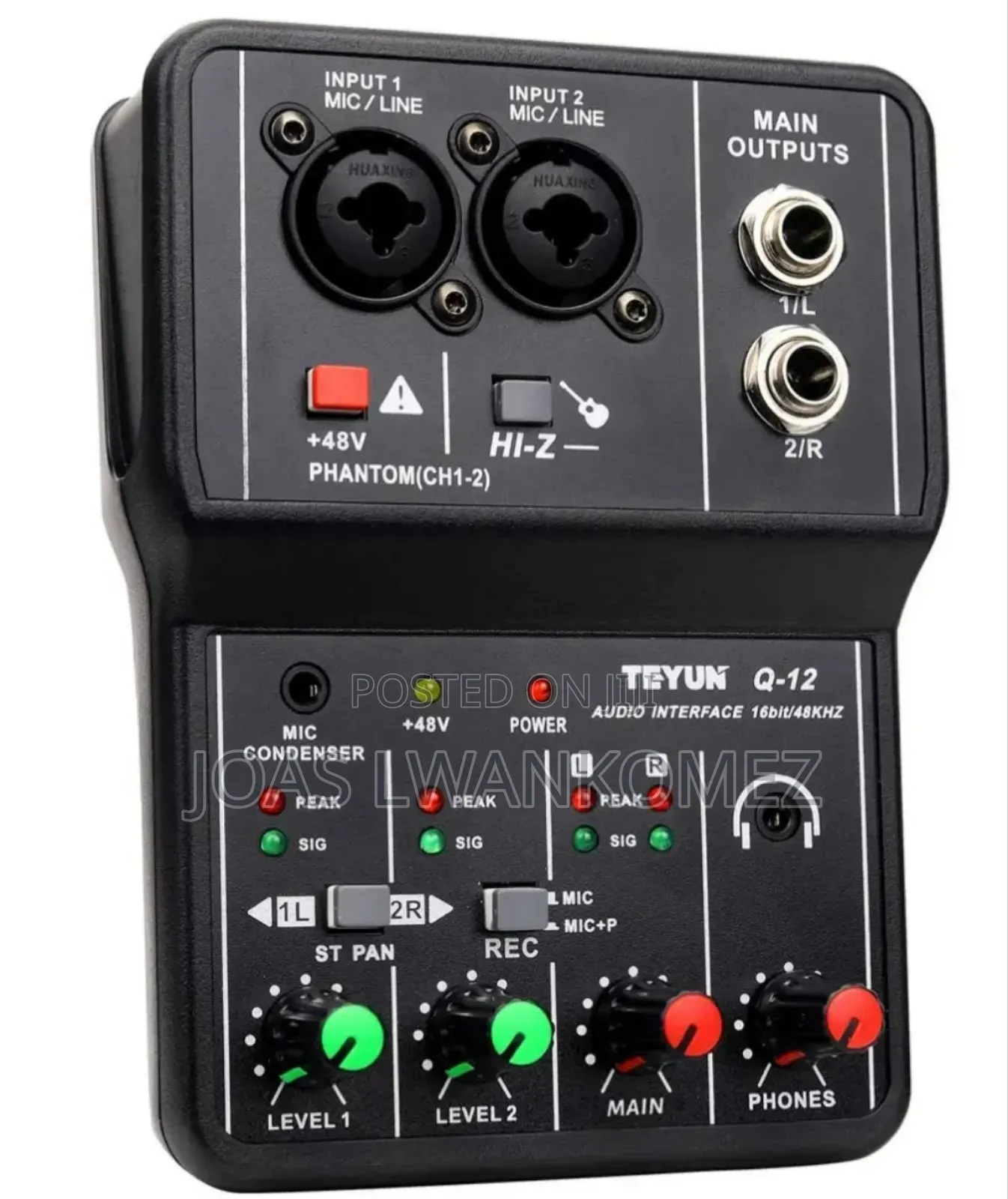 Audio Interface Sound Card(Q12)