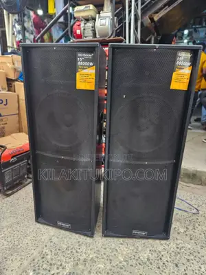 Professional Speaker 2pc With Powered Mixer 88000w