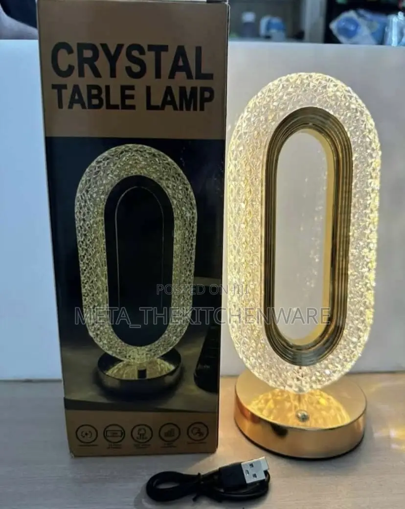Crystal Table Lamp/ Bedside Lamp