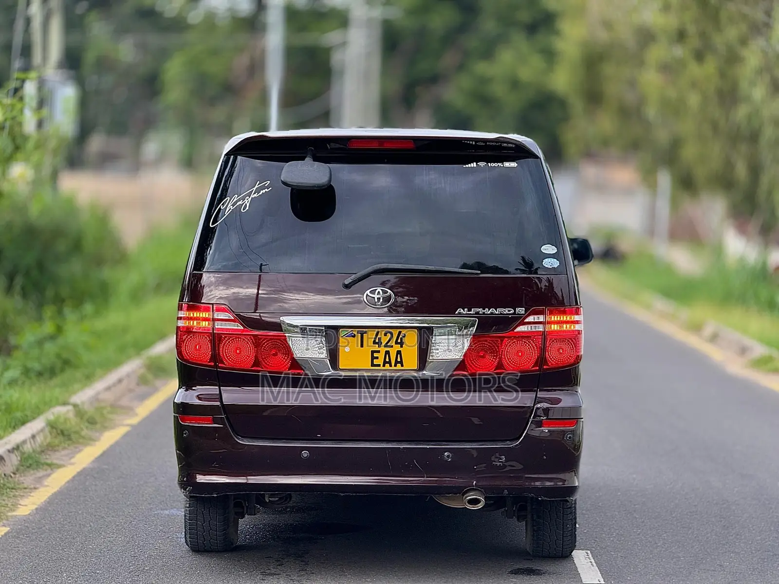 Toyota Alphard 2.4 Petrol FWD 2005 Burgundy