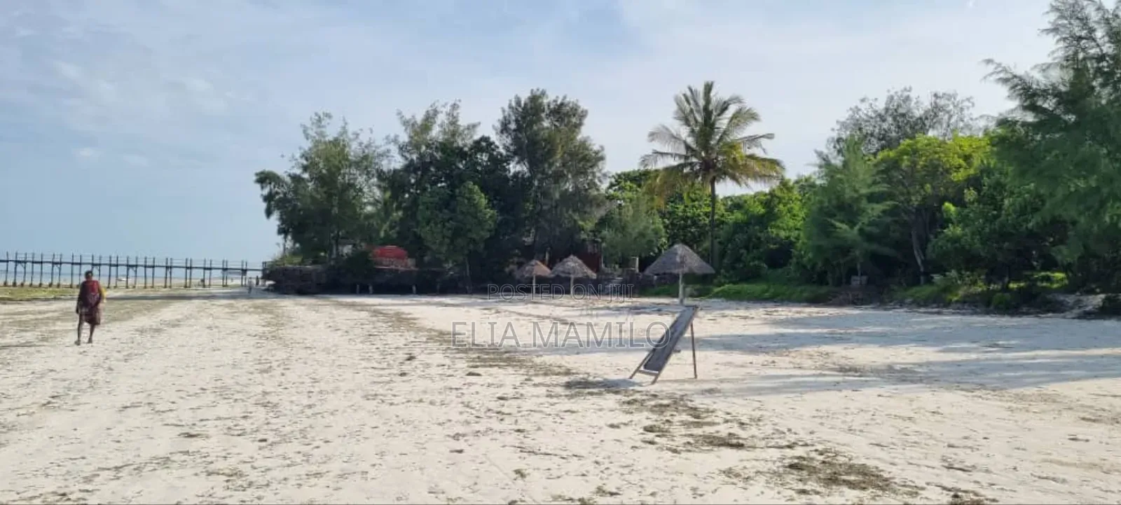 White Sand Beach Front Land for Sale in Zanzibar, Jambiani
