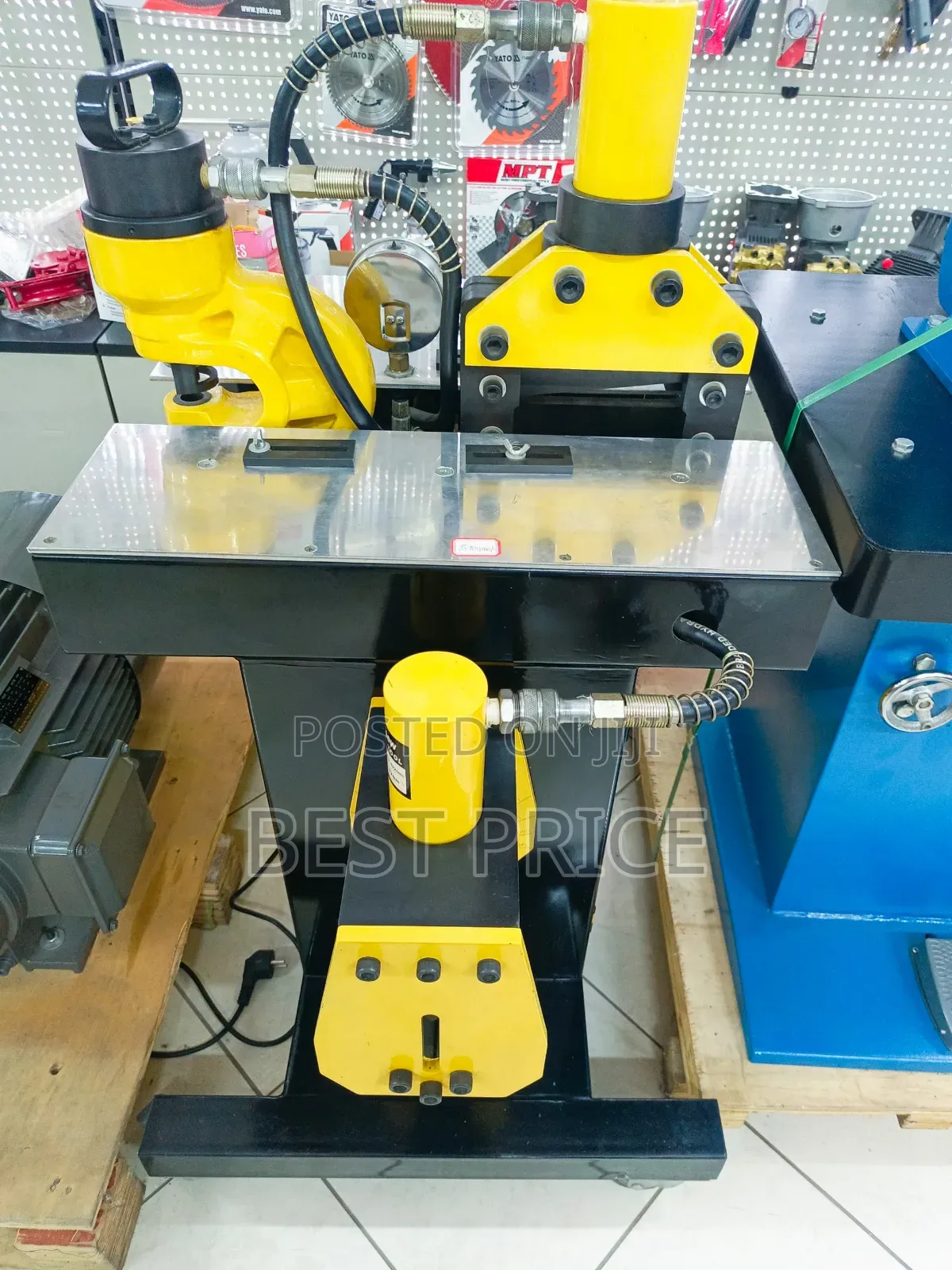 3in1 Electrical Hydraulic Bushbar Bender Cutting and Punch