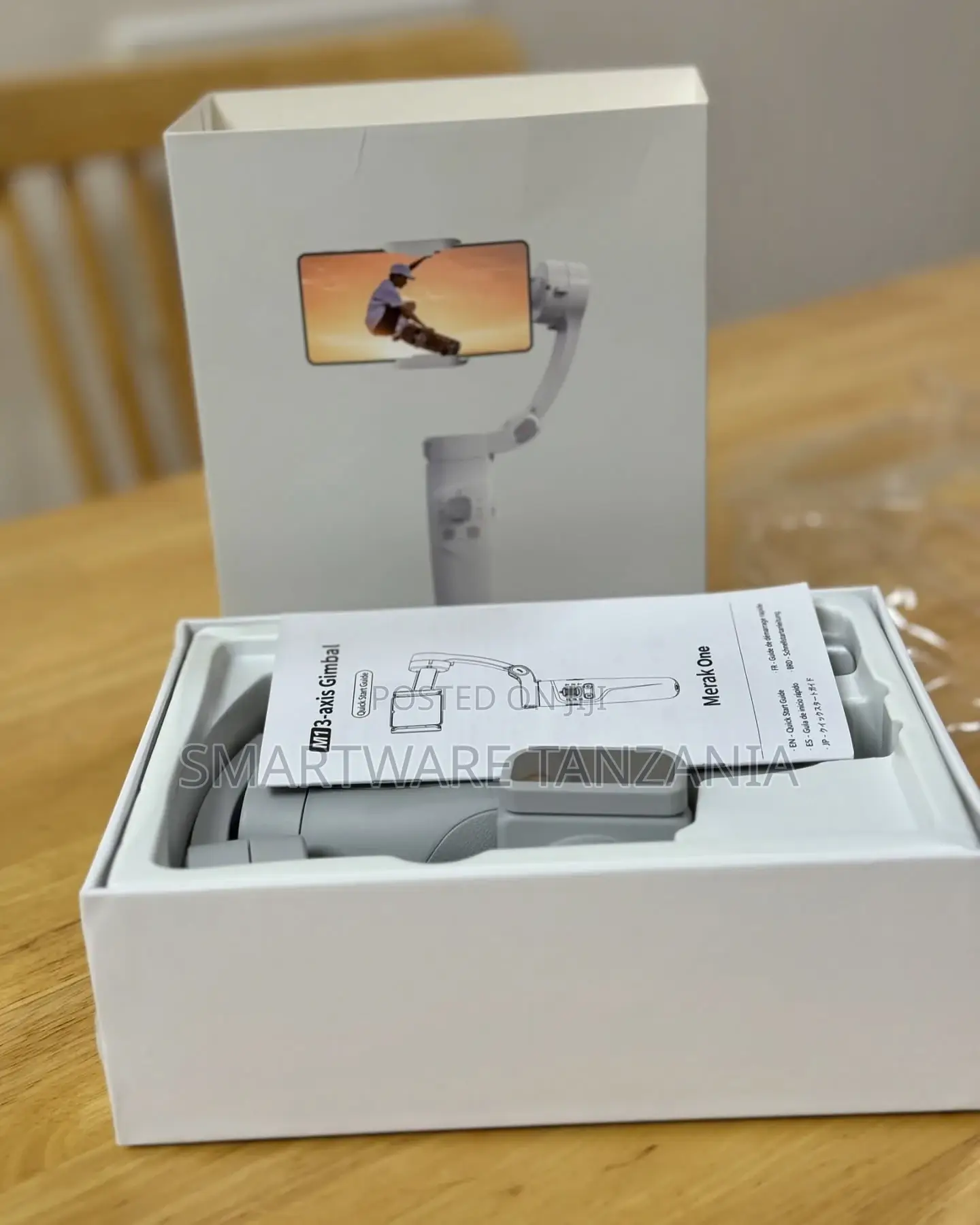 3-axis Gimbal Stabilizer Follow Ai Tracking For Smartphone