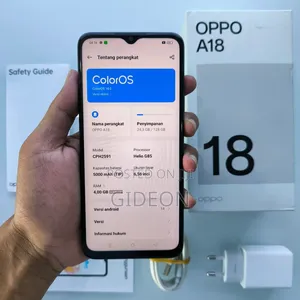 New Oppo A18 128 GB Black