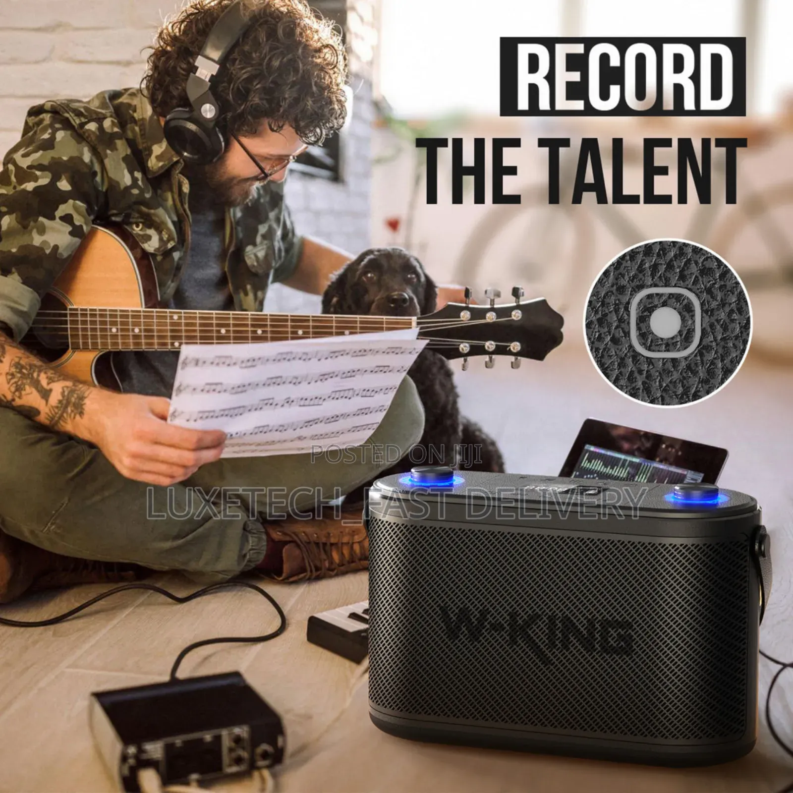 W-king H10 Bluetooth Speaker With 2 Mics