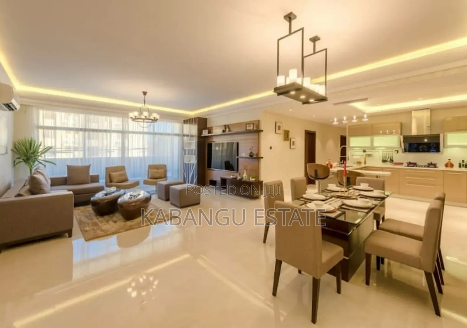 Furnished 4bdrm Apartment in Masaki for rent