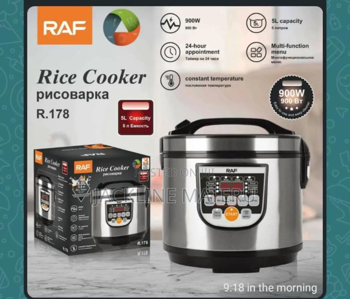 Raf Rice Cooker 5liter Multi-Functional