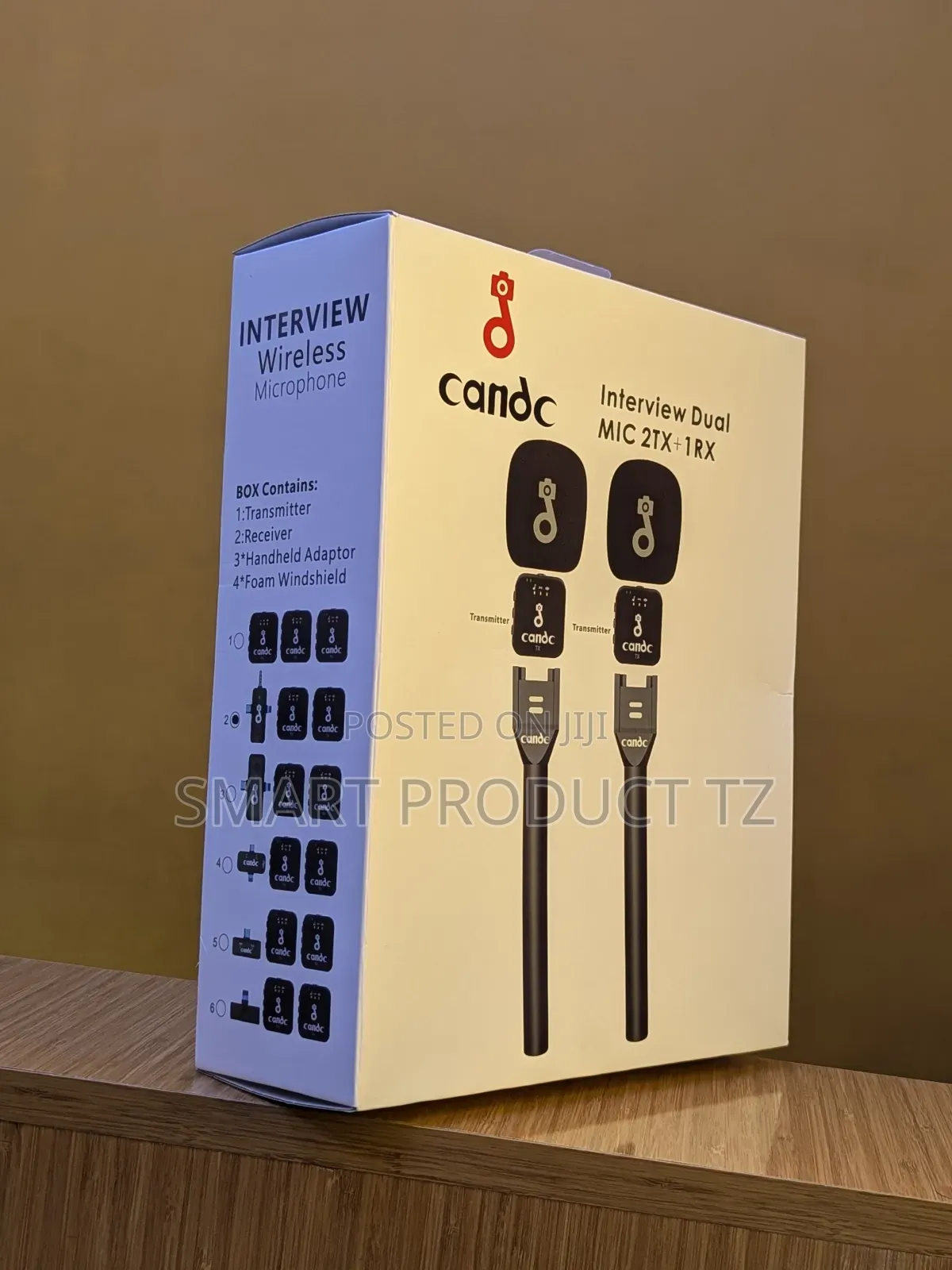 Candc Interview Wireless Dual Mic 2tx + 1rx