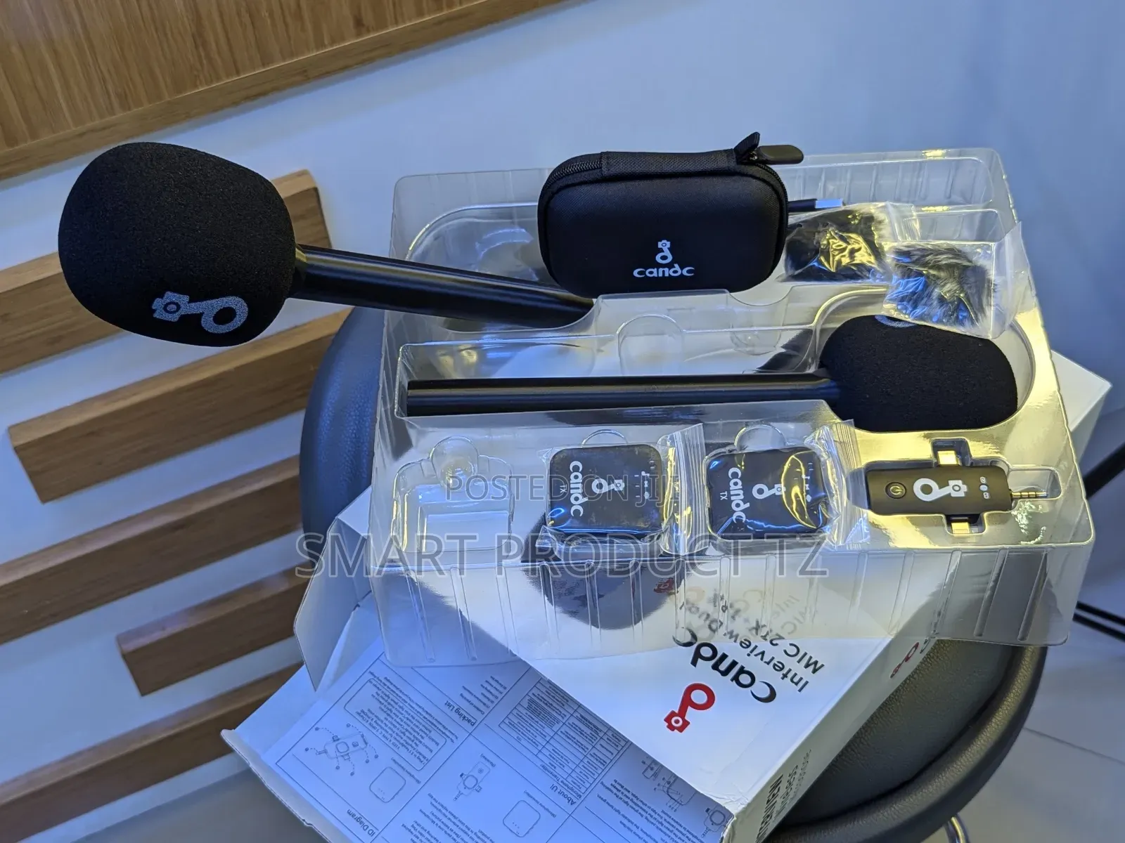 Candc Interview Wireless Dual Mic 2tx + 1rx