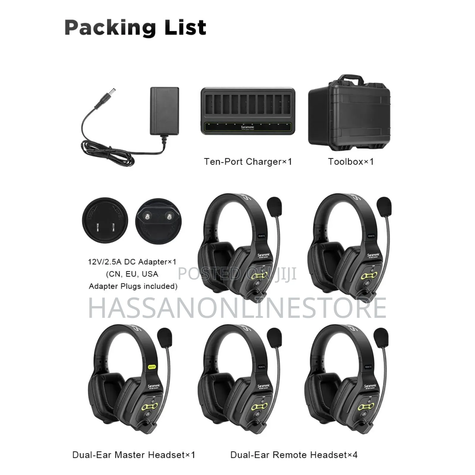 Saramonic 5-person Full-duplex 1.9ghz Witalk-wt5d