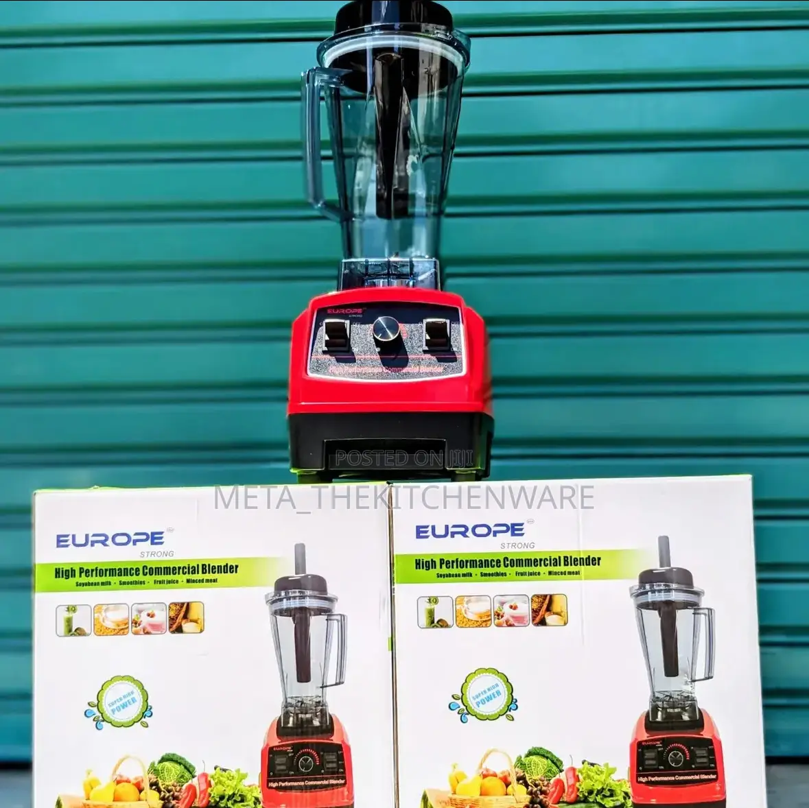 Europe Strong Heavy Duty Commercial Blender 2l