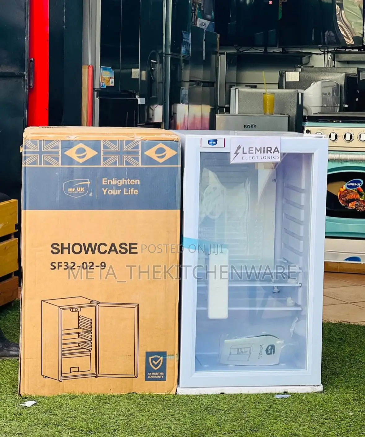 Mr Uk Show Case Fridge 92l