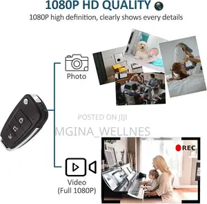 Mini Car Key Hidden Camera, 1080p Hd Portable Spy Camera