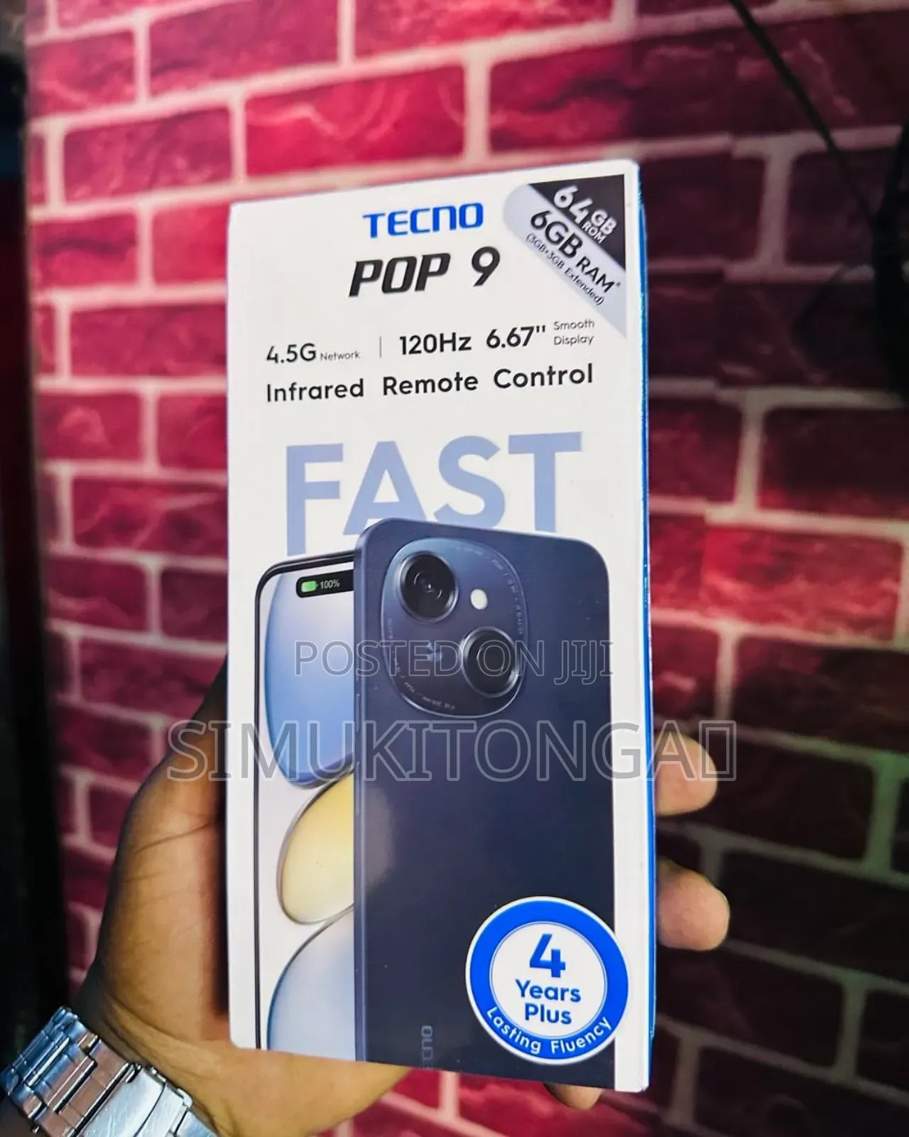 New Tecno Pop 9 64 GB Black