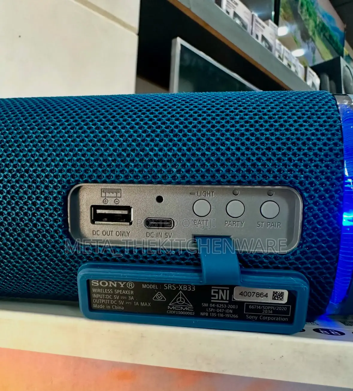 Sony Extra Bass Wireless Speaker SRS-Xb33