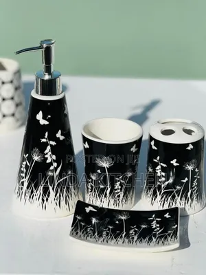 Ceramic Soap Dish Set
