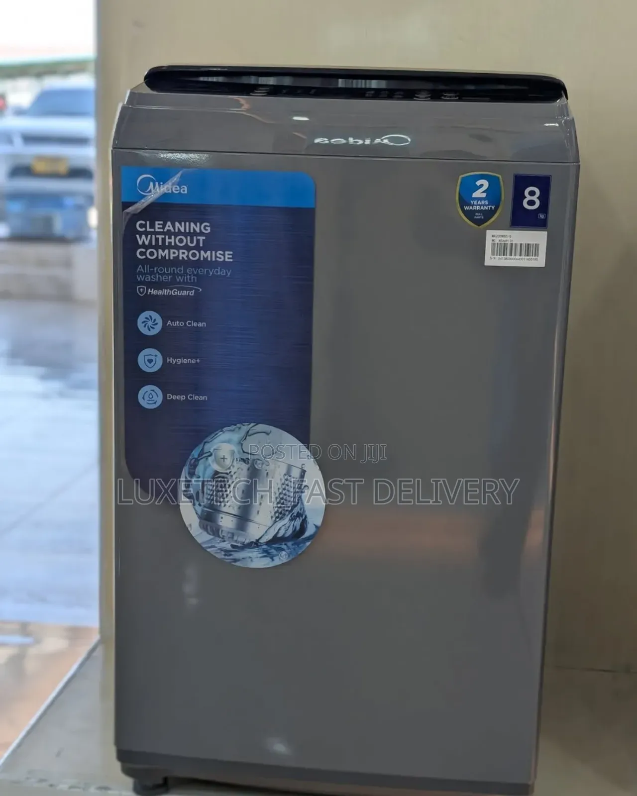 Midea Washing Machine 8kg Automatic Top Load