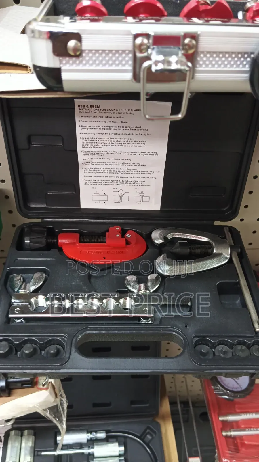 Force Tubing Cutter and Double Flaring Tool Kit