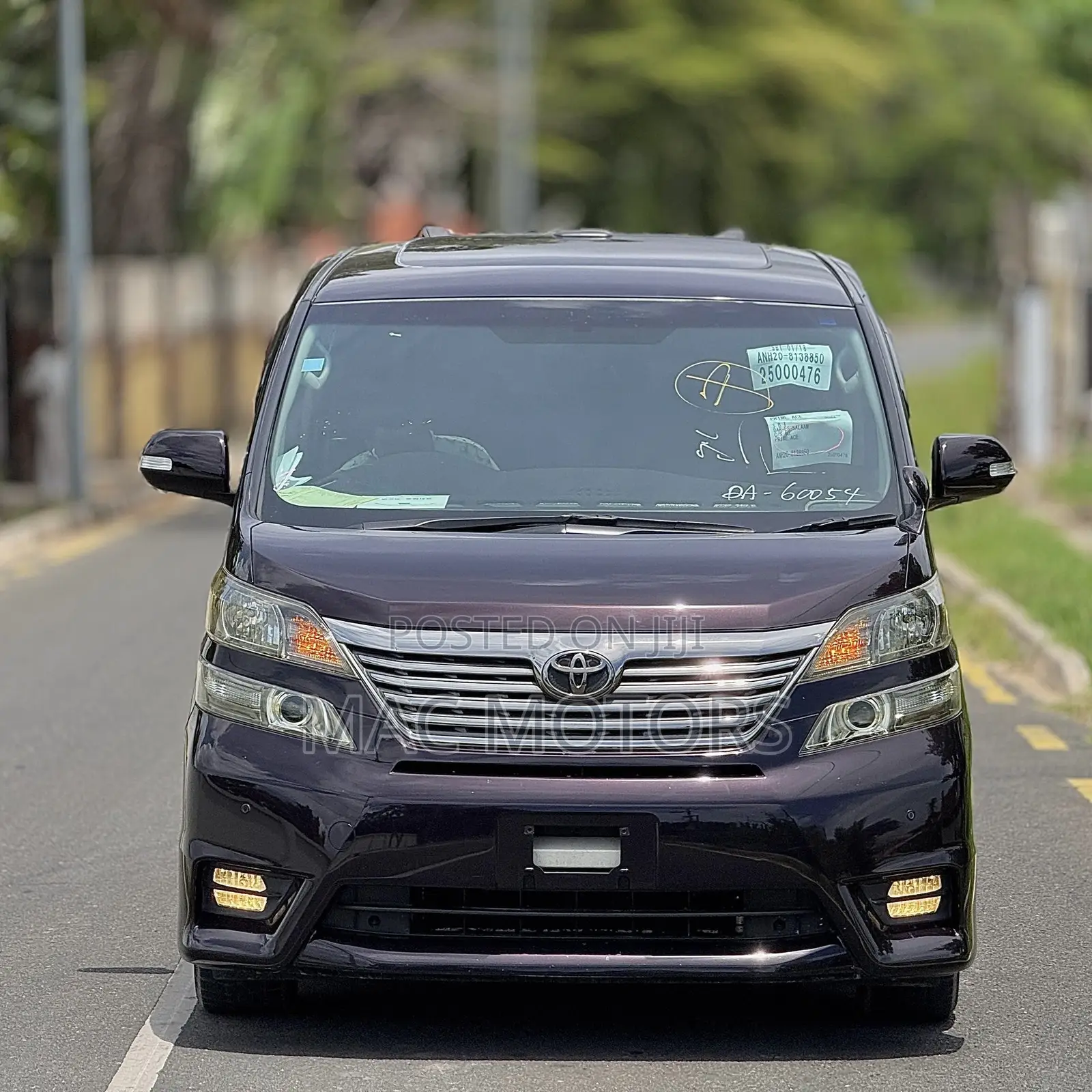 Toyota Vellfire 2010 Purple