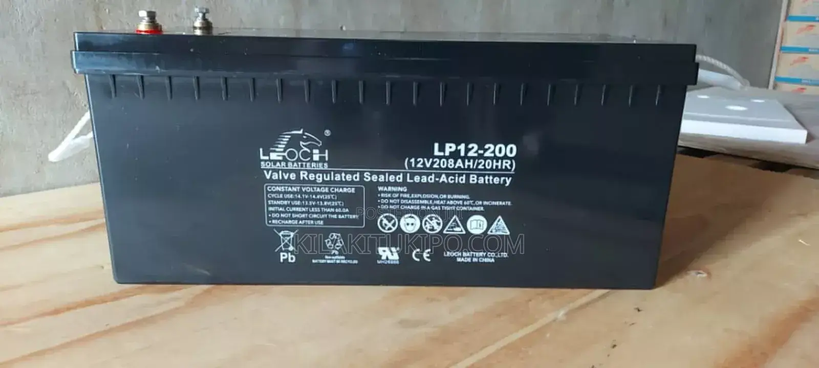 Leoch Solar Batteries 208ah/12v/20hr