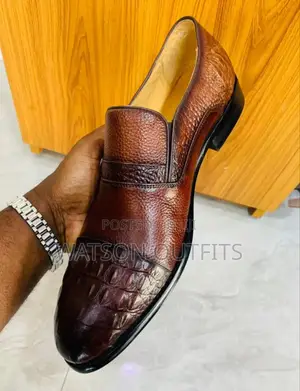 Viatu Classic Vya Ngozi Vya Kamba Visivyo