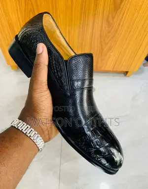 Viatu Classic Vya Ngozi Vya Kamba Visivyo